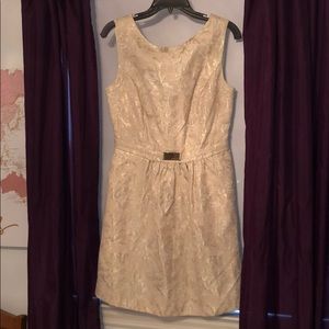 Gold Jennifer Lopez dress